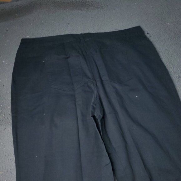 Woman Within Denim Jeans Womens Plus Size 28W 48x31 Natural Fit Black Cotton - Picture 8 of 8